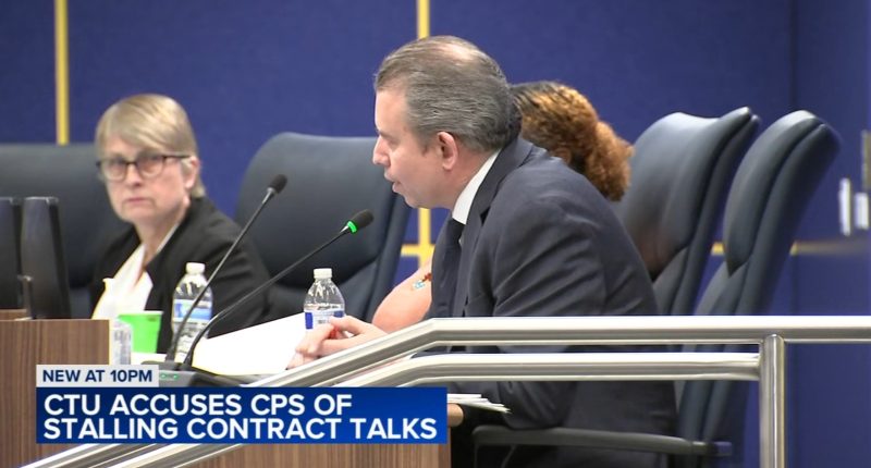 Chicago Public Schools Board delays votes on amended budget, $175M pension payment; CTU accuses CPS of stalling contract talks