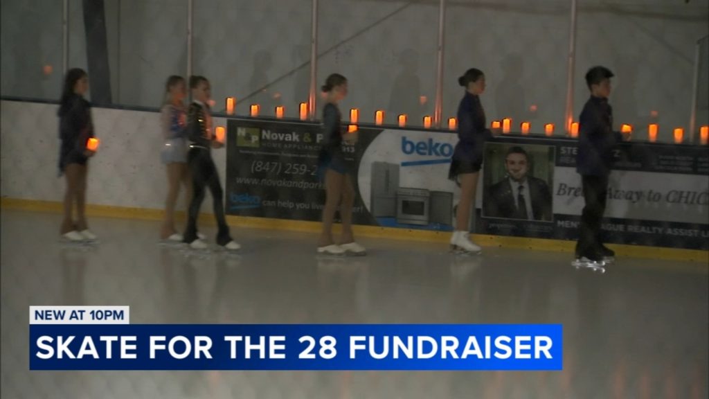 Chicago-area figure skaters hold 'Skate for the 28' memorial exhibition in Buffalo Grove for Washington DC plane crash victims
