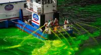 Chicago dyes its river bright green as it opens St. Patrick's Day celebrations