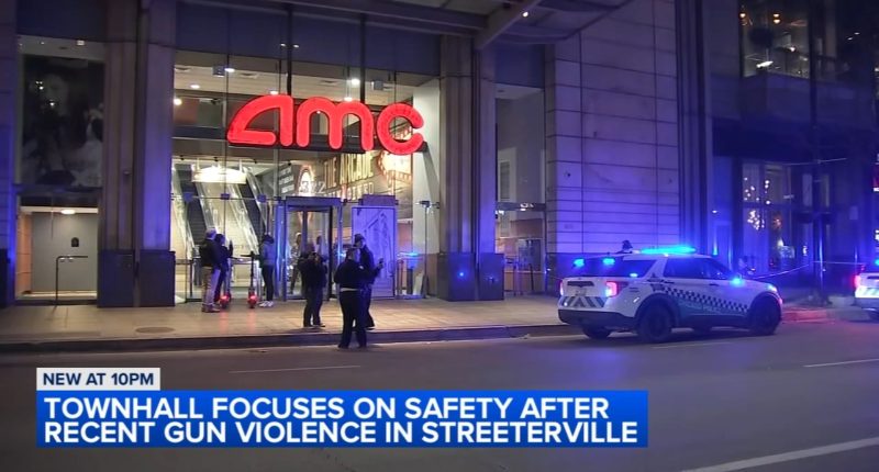 Chicago shooting: Streeterville community holds safety meeting after tourist shot near AMC theater on Illinois Street
