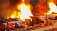 'Communist' arrested for bombing of Vegas Tesla dealership that saw five EVs blown up