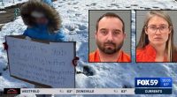 Cop, wife made daughter hold 'degrading' signs: Prosecutor