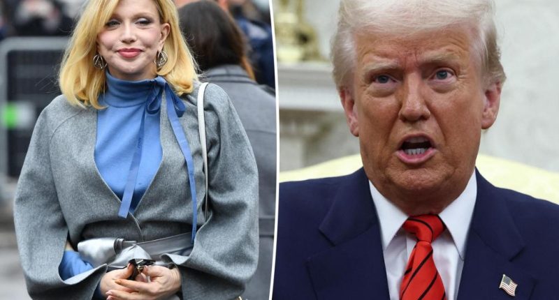 Courtney Love permanently relocating to UK to get away from ‘emperor’ Trump: ‘It’s frightening now’