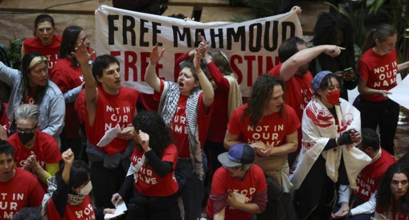 DHS revokes visa of one Columbia student, arrests another pro-Palestinian protester