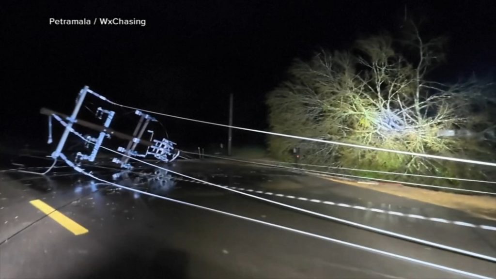 Deadly storms: Tornadoes, wildfires and blinding dust sweep across US as massive storm leaves at least 40 dead