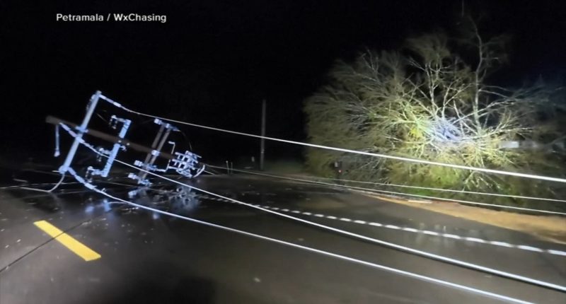 Deadly storms: Tornadoes, wildfires and blinding dust sweep across US as massive storm leaves at least 40 dead