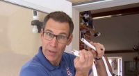 Door trim chewed up? Pop in a new weatherstripping piece
