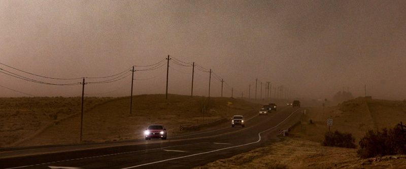 Dust storms and strong winds rage across New Mexico as transit authorities close major highways