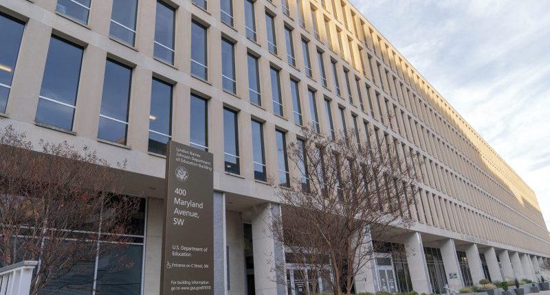 Education Department cuts half its staff
