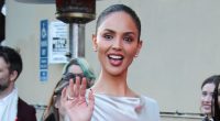 Eiza Gonzalez wows in a slinky silver gown at the Ash premiere in LA