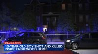 Englewood, Chicago shooting today: 13-year-old boy fatally shot at home in 500-block of West 65th Place, police department says