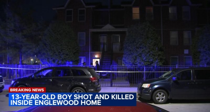Englewood, Chicago shooting today: 13-year-old boy fatally shot at home in 500-block of West 65th Place, police department says