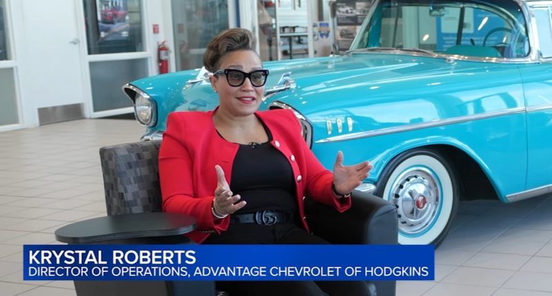 Executive Krystal Roberts driving change in auto industry at Advantage Chevrolet in Hodgkins