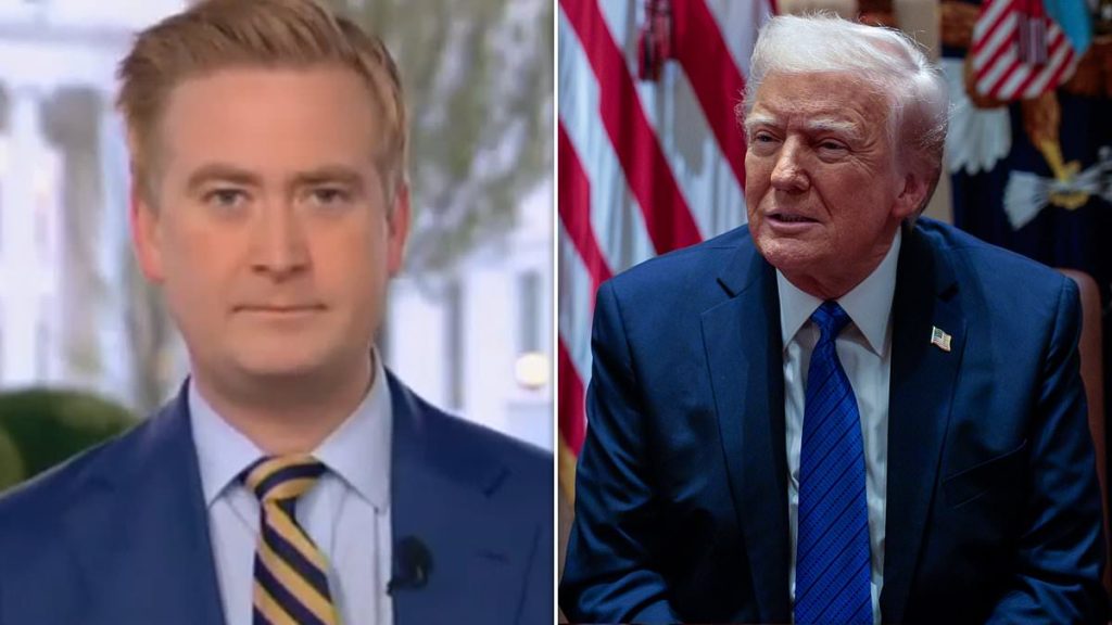 Fox's Peter Doocy makes a dig at leaked war plans in group chat as he pushes back against Trump administration