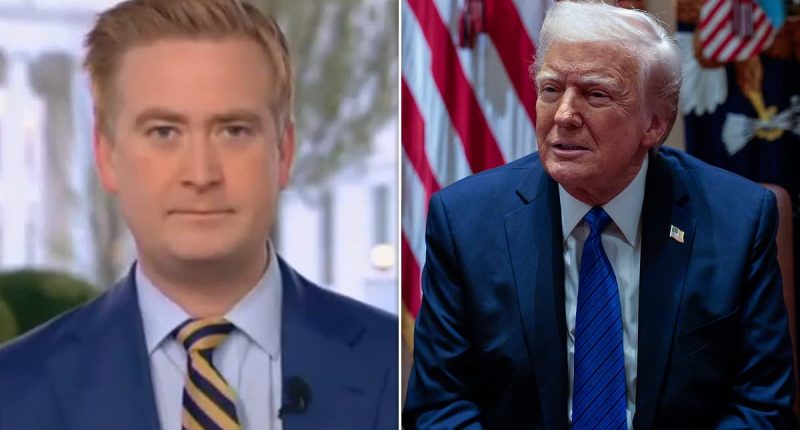 Fox's Peter Doocy makes a dig at leaked war plans in group chat as he pushes back against Trump administration