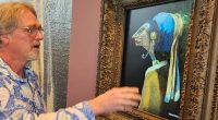 From orange peels to bottle caps: Thousands of artists create their own 'Girl with a Pearl Earring'