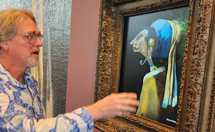 From orange peels to bottle caps: Thousands of artists create their own 'Girl with a Pearl Earring'