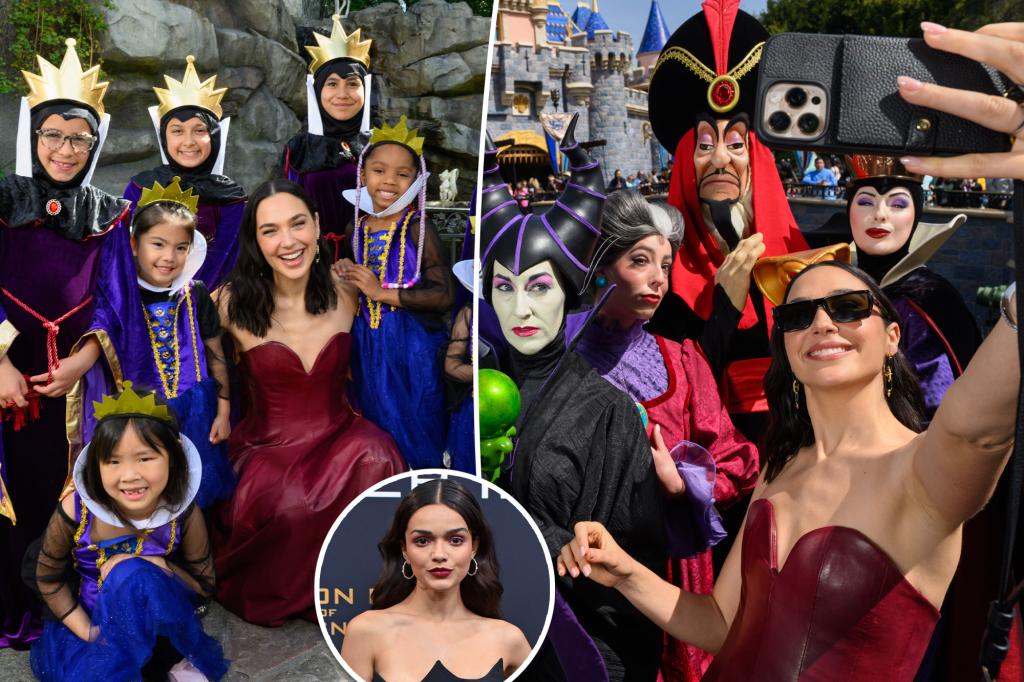 Gal Gadot promotes ‘Snow White’ solo at Disneyland as rumors swirl over ‘tension’ with co-star Rachel Zegler