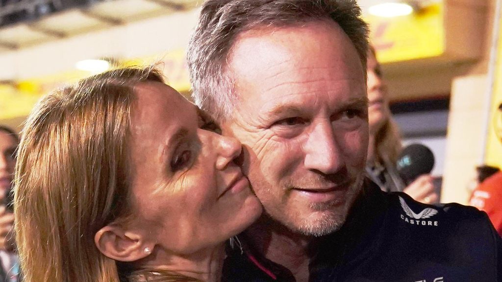 Geri did NOT 'blindly stand by' husband Christian Horner when he was hit by F1 text scandal, friend reveals