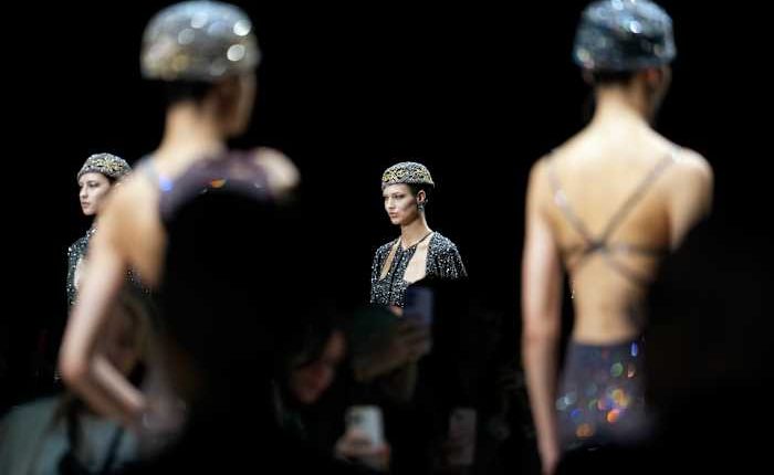 Giorgio Armani's latest collection plumbs roots of 50-year-old brand in intimate salon setting