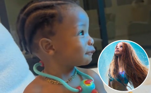 HALLE BAILEY'S SON, HALO, RECOGNIZES HER IN THE LITTLE MERMAID MOVIE