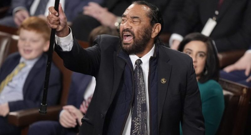 House votes to censure Al Green for disrupting Trump speech