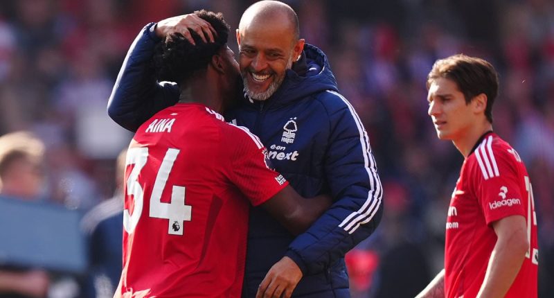 How Man City congratulated Nottingham Forest despite suffering their ninth league defeat... and what Nuno Espirito Santo did to celebrate