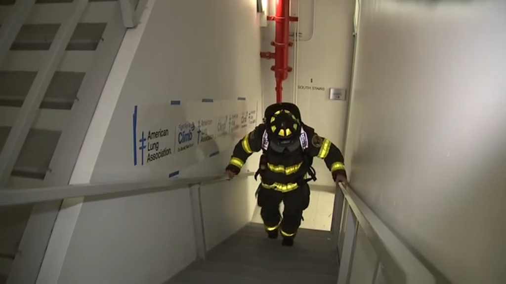 Hundreds partake in 32nd Fight for Air Stair Climb at Oakbrook Terrace Tower benefiting American Lung Association