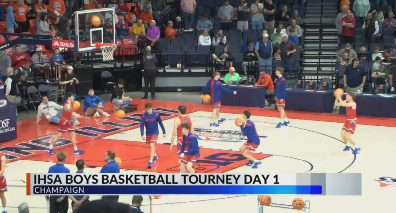 IHSA Boys Basketball Tournament brings talent from across the state, economic boost