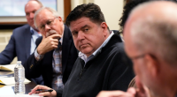 Illinois Governor JB Pritzker tries to chart a path for national Democrats to counter President Donald Trump