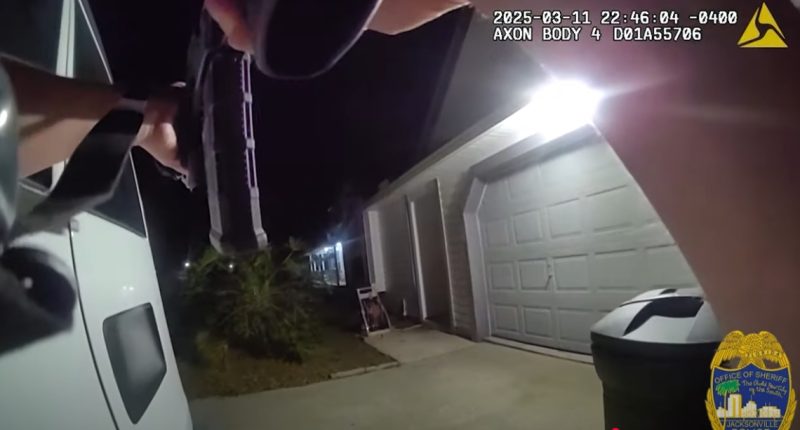 Jacksonville police release footage of March shooting