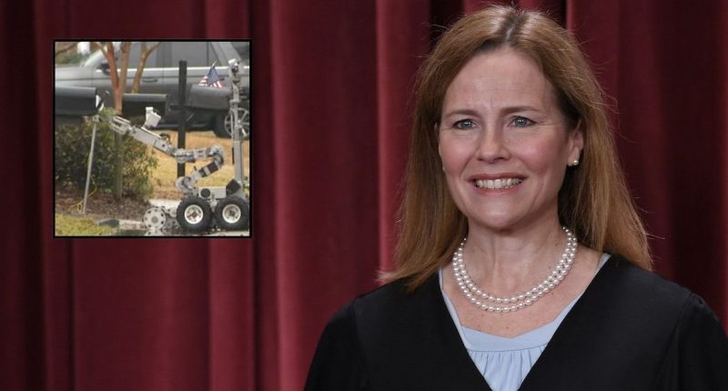 Justice Barrett's sister target of pipe-bomb threat: Cops