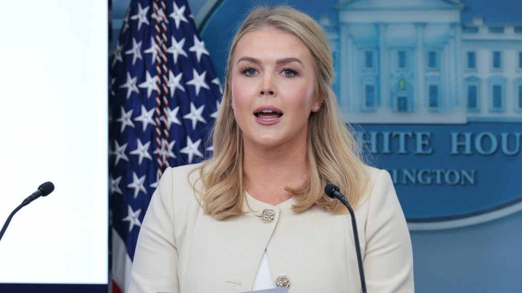 Karoline Leavitt Confuses White House For '80s Pajama Party (& Even We're Embarrassed)