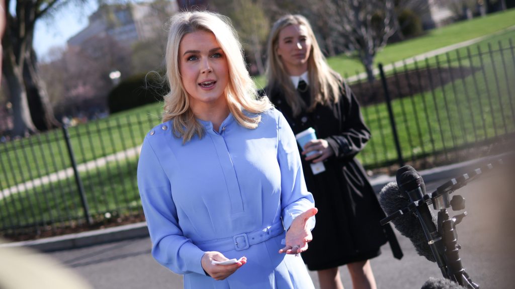 Karoline Leavitt's Fresh Tan Can't Distract From Another Bad Case Of Bedhead