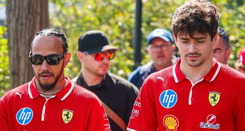 Lewis Hamilton and Charles Leclerc should be PUNISHED by Ferrari, claims former F1 star after 'stroppy' radio complaints