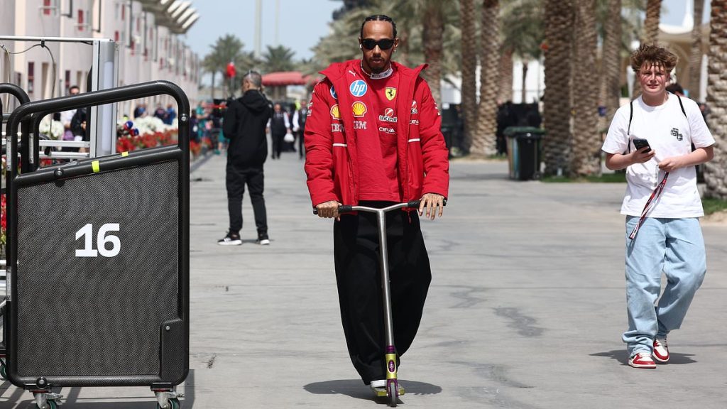 Lewis Hamilton stole the show in red. This is his world. The most transcendent driver the sport has known, writes JONATHAN McEVOY
