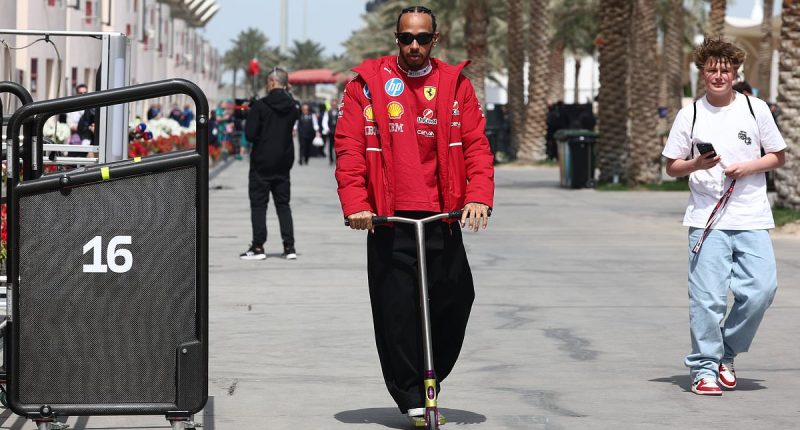 Lewis Hamilton stole the show in red. This is his world. The most transcendent driver the sport has known, writes JONATHAN McEVOY