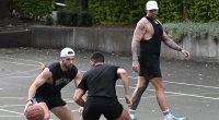 MAFS' Dave, Jeff and Teejay spotted playing basketball without wives