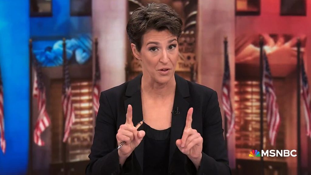 MSNBC's Rachel Maddow sees ratings slump since Trump victory