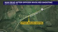 Man dead after officer-involved shooting in Smyth County