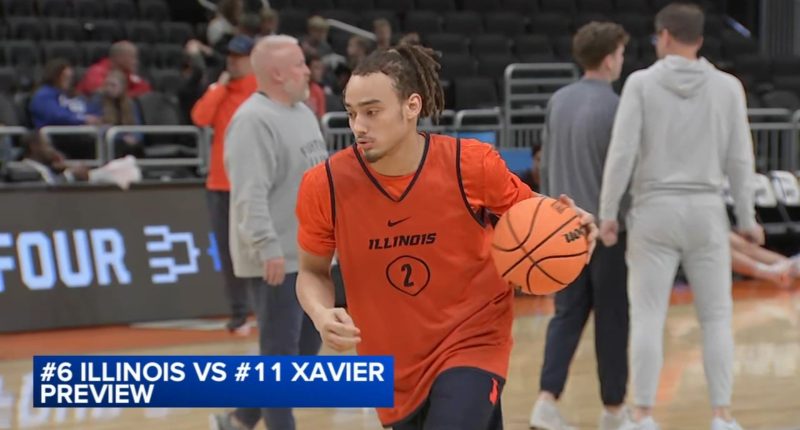 March Madness: University of Illinois Fighting Illini defeat Xavier University Musketeers 86-73 in 1st round of NCAA Tournament