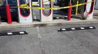 Masked suspect uses Molotov cocktails to burn North Charleston Tesla charging stations