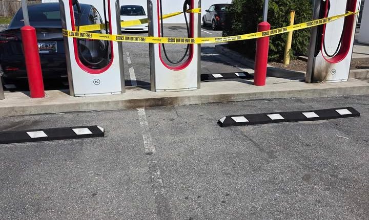 Masked suspect uses Molotov cocktails to burn North Charleston Tesla charging stations
