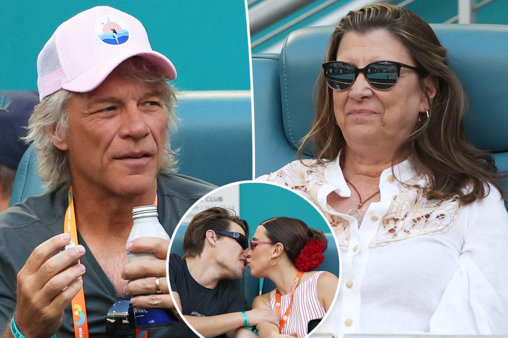 Millie Bobby Brown and Jake Bongiovi have awkward PDA moment in front of parents at Miami Open