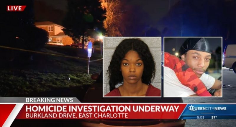 Mom holds son after pregnant girlfriend allegedly stabs him