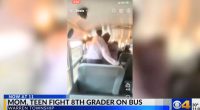 Mom teams up with son to attack alleged bully on bus: Cops