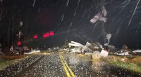 Monster storm across the US sparks threat of tornadoes and fire, killing at least 16
