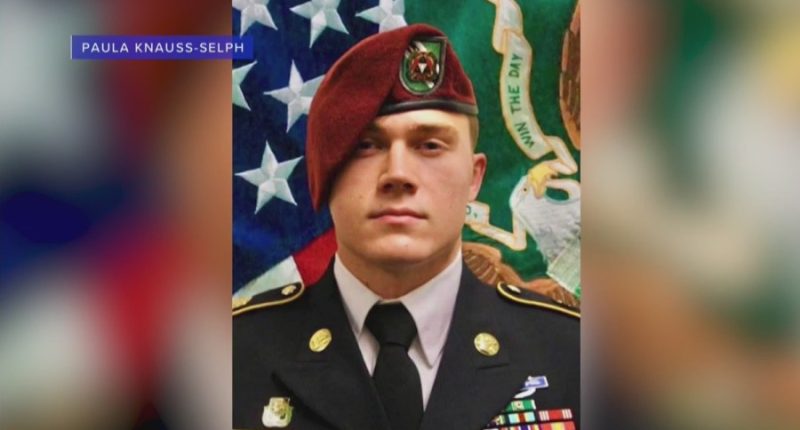 Ryan Knauss poses for a photo in his uniform.