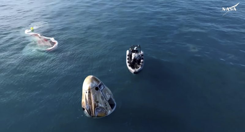 NASA astronauts return SpaceX Dragon: NASA's Suni Williams and Butch Wilmore splash down after nine months in space