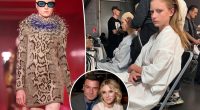 Naomi Watts and Liev Schreiber’s daughter Kai, 16, makes runway debut for Valentino at Paris Fashion Week